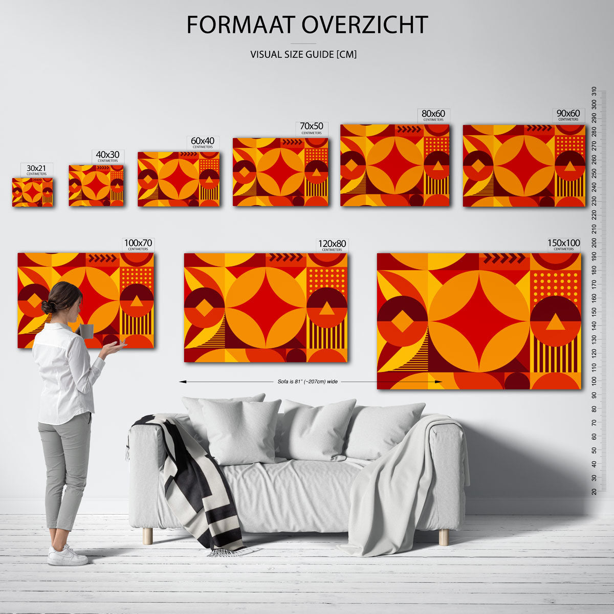 Vorm en balans – Bauhaus poster als geometrische wanddecoratie