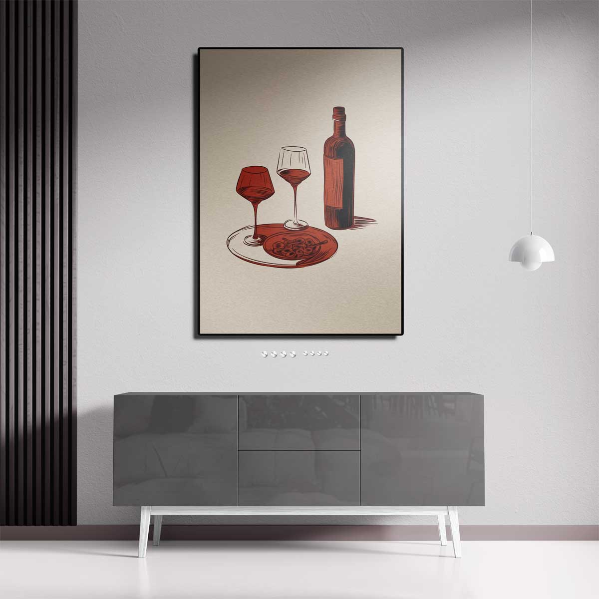 Italiaans Avondje – canvas kunstwerk als wanddecoratie
