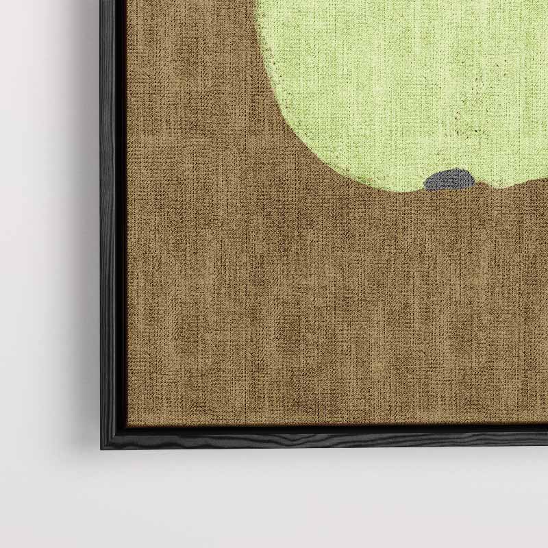 Abstracte Peer Illustratie – plexiglas kunstwerk als wanddecoratie