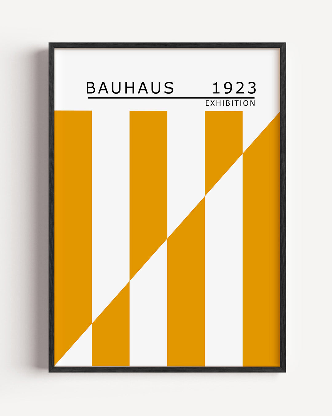 Vormen en vlakken – staande Bauhaus poster als wanddecoratie