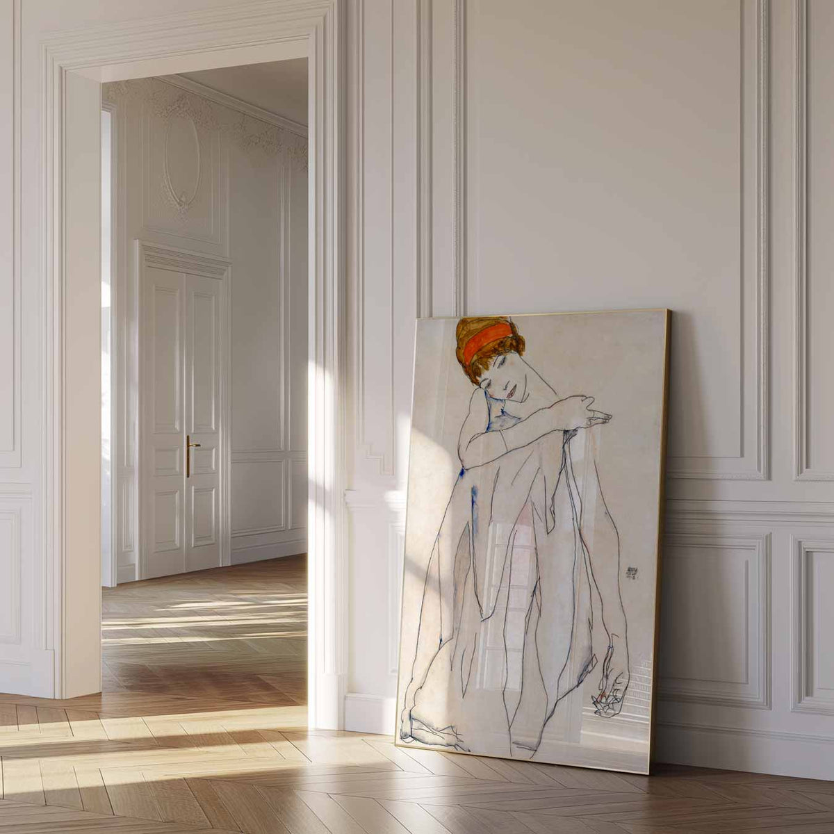 Elegante Dromer – urban poster in staand formaat