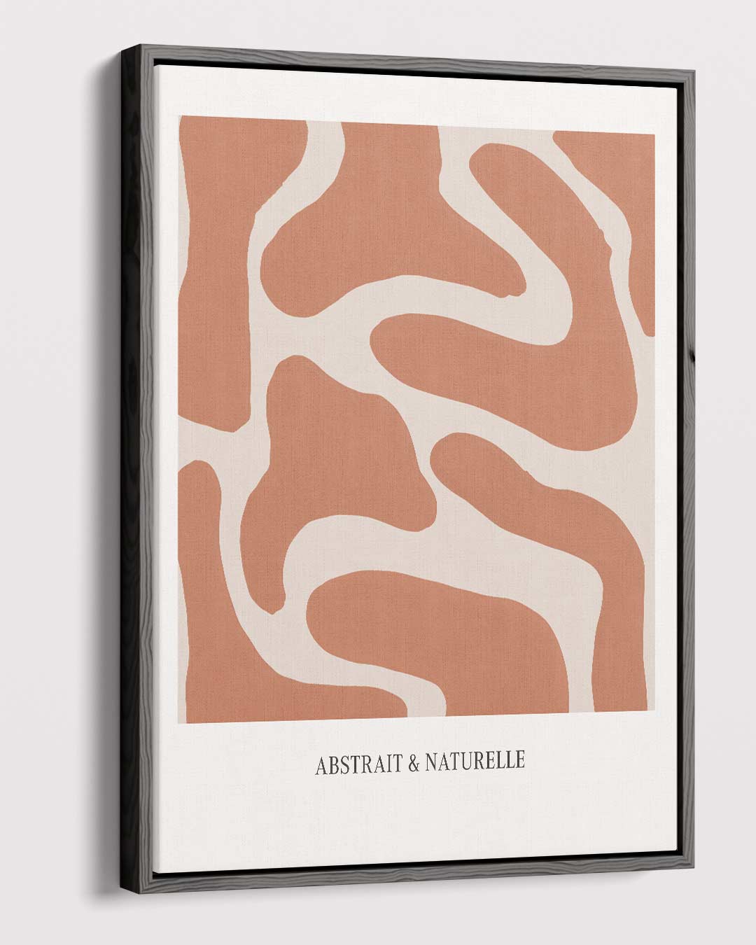 Organische Patroon Wonder – canvas wanddecoratie in portret formaat