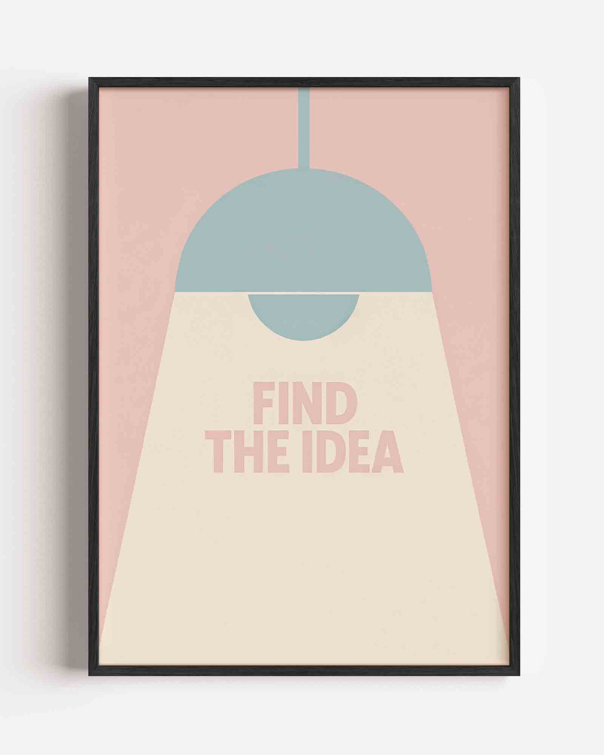Lamp en tekst – Pop Art en Streetart portret poster als wanddecoratie