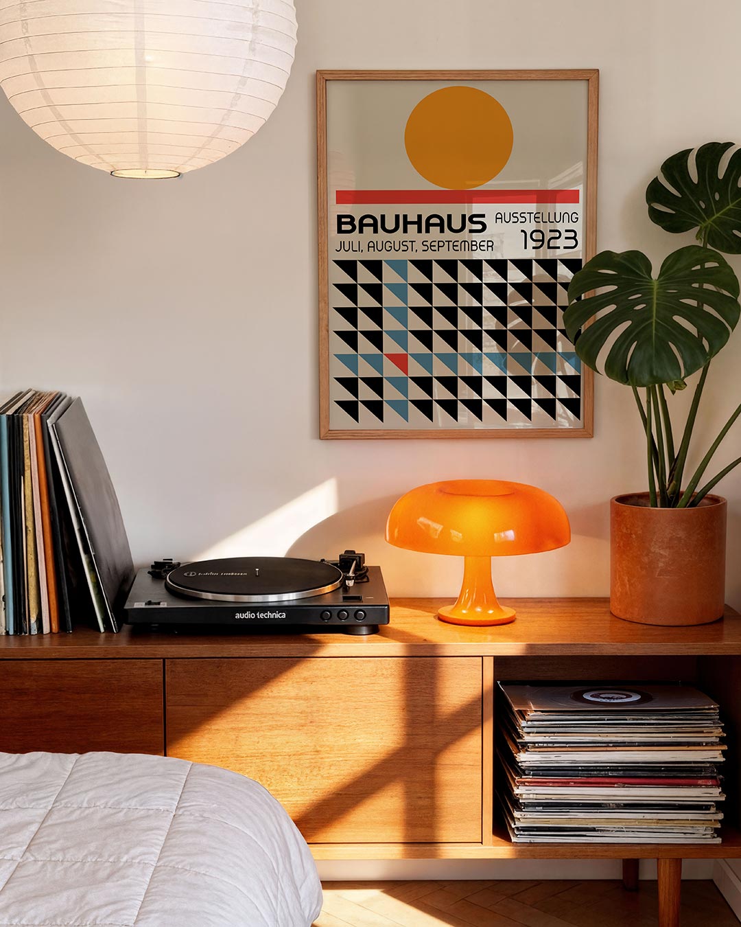 Vorm en kleur – moderne Bauhaus wandkunst als poster