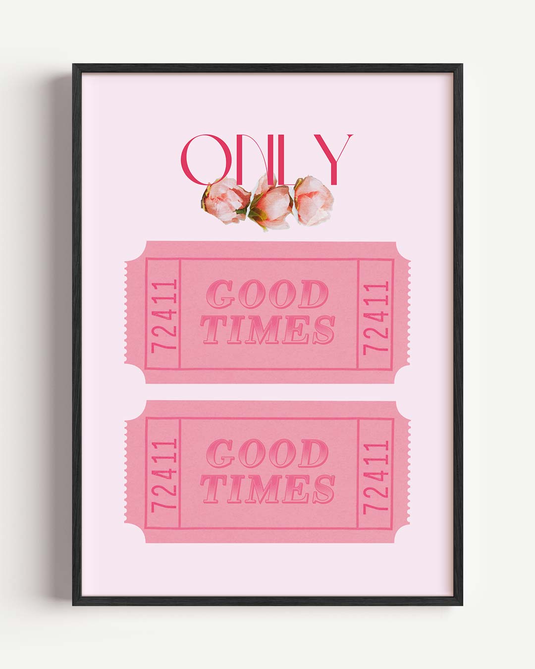 Good Times – zomer portret poster als wanddecoratie