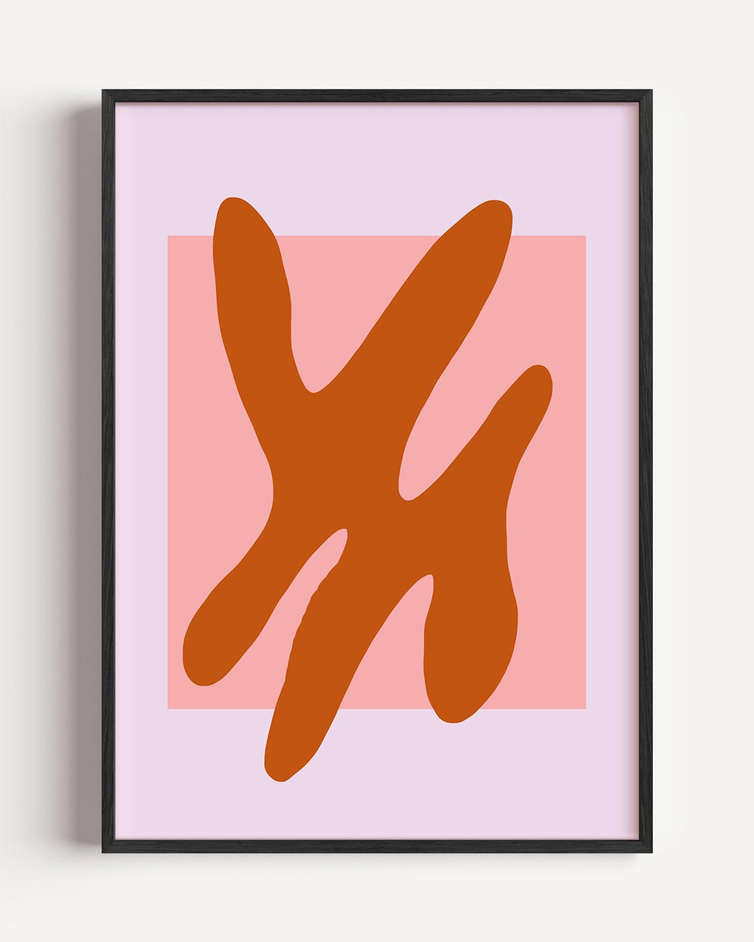 Vibrante Abstracte Wandkunst – kleurrijke abstracte portret poster als wanddecoratie