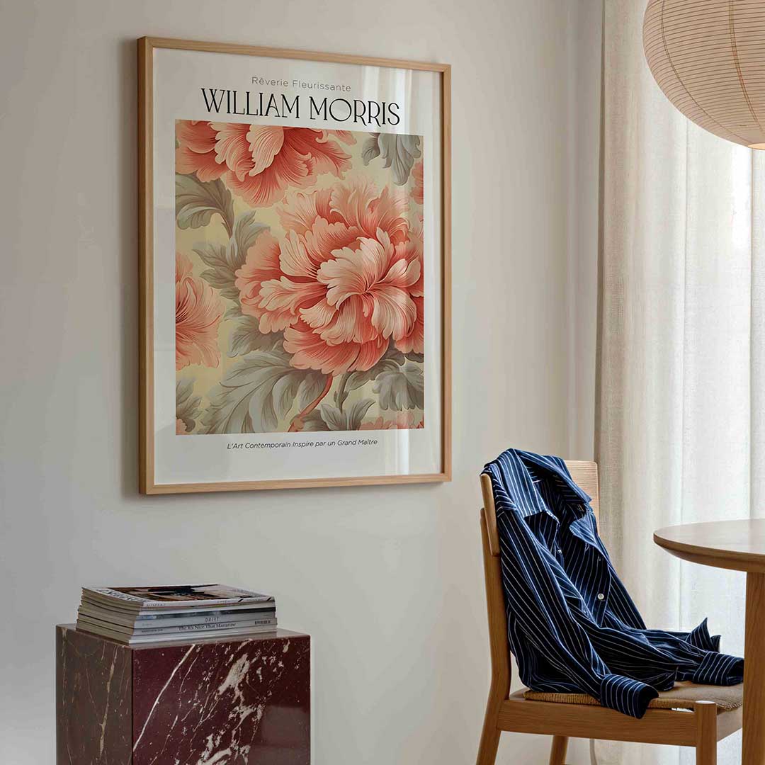 Bloemenpracht – William Morris poster in staand formaat