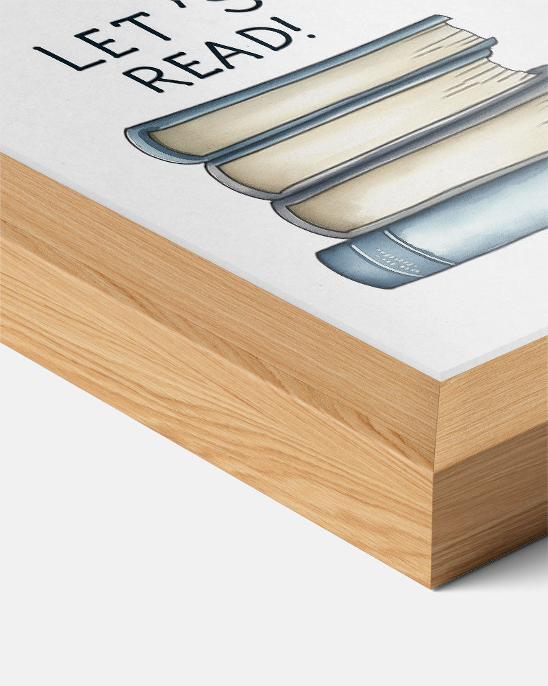 Boekenliefde – kids poster als vrolijke staande wanddecoratie