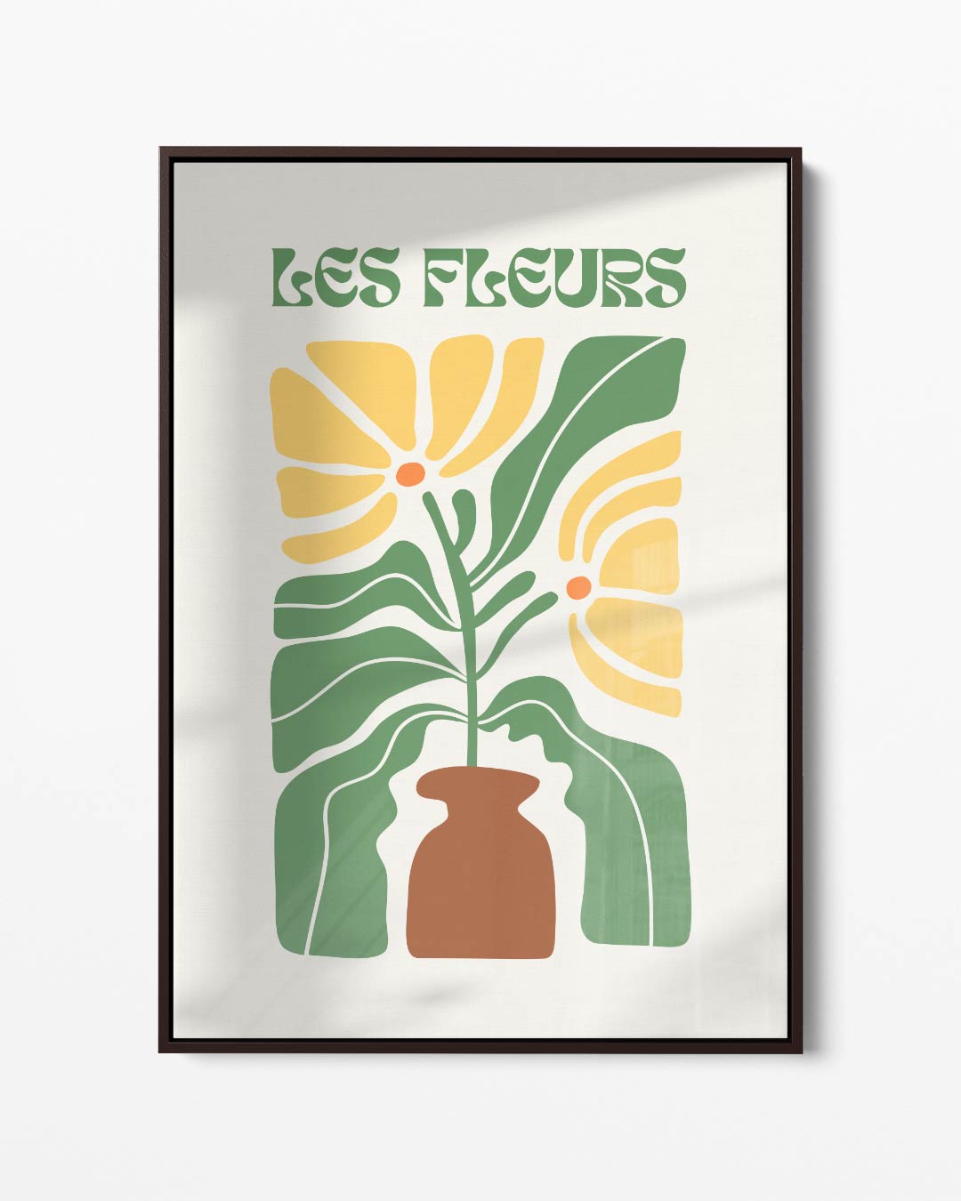 Bloemen in Vaas kunstposter – portret kunstwerk als wanddecoratie
