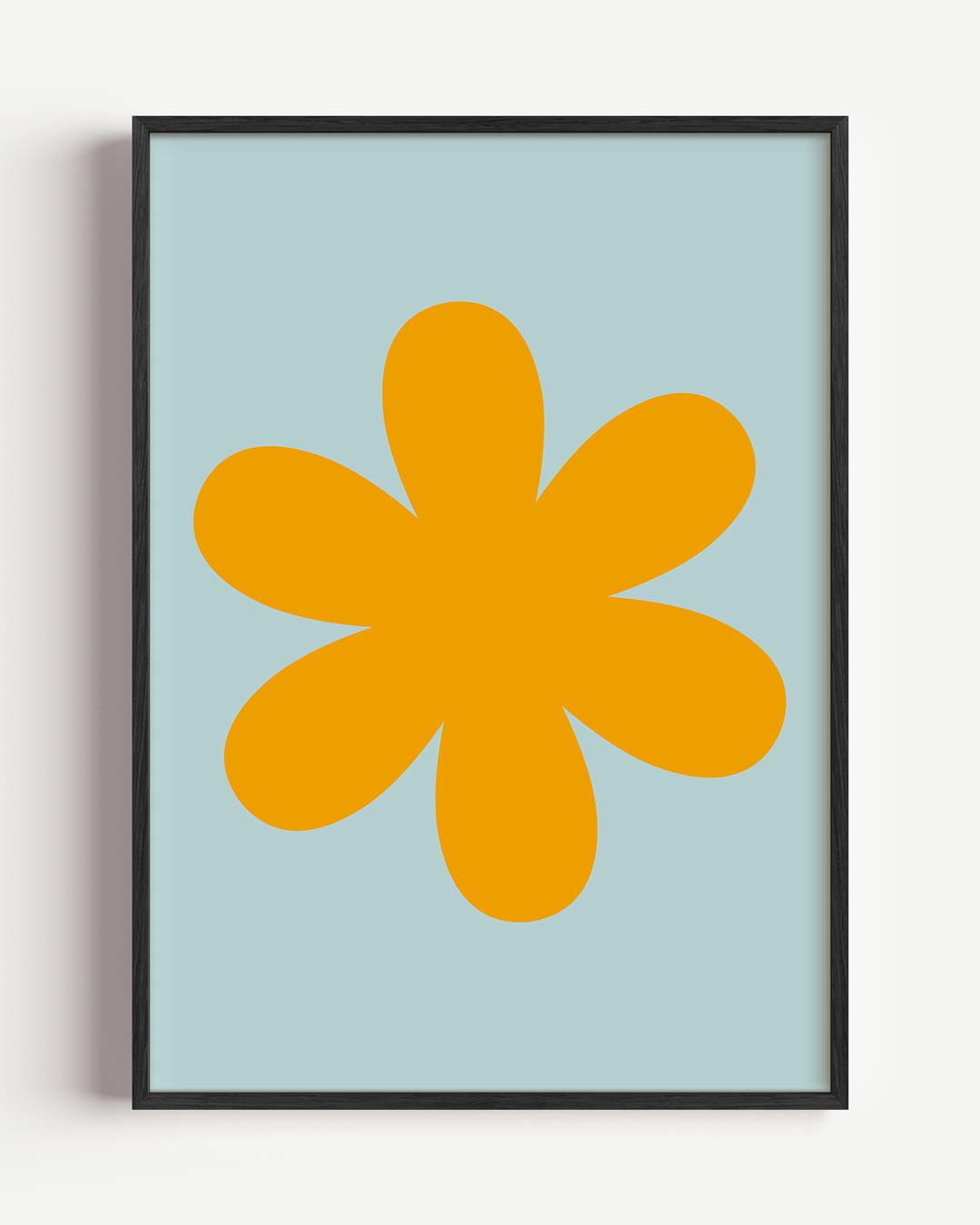 Retro Bloemenposter – bloemen portret poster als wanddecoratie