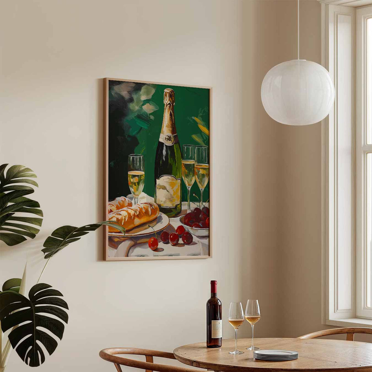 Luxe Champagne Brunch – keukenposter in staand formaat