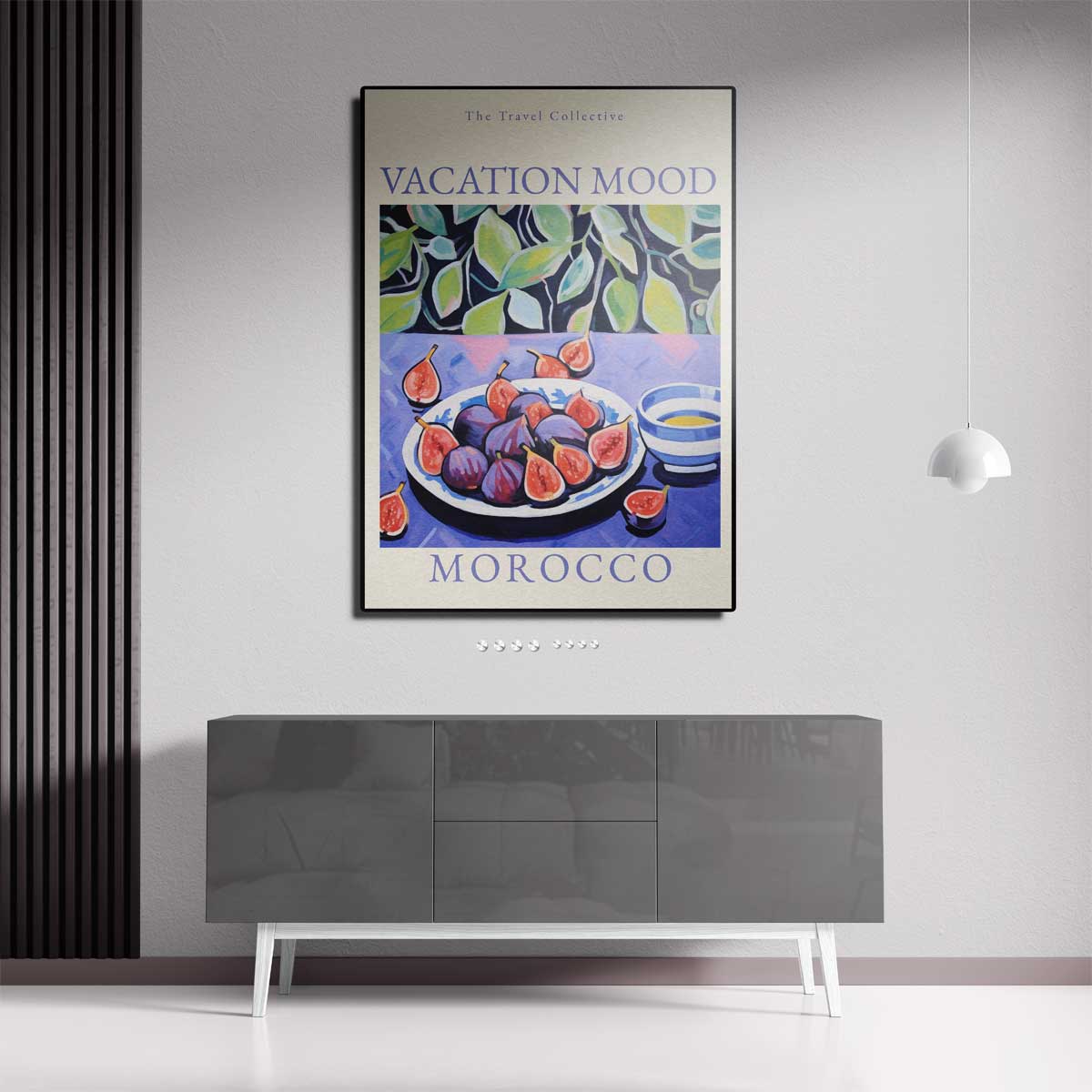 Vakantiegevoel Marokko – staand kunstwerk voor modern interieur