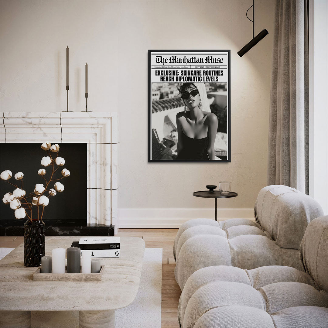 Krantcover – staand wanddecoratie kunstwerk