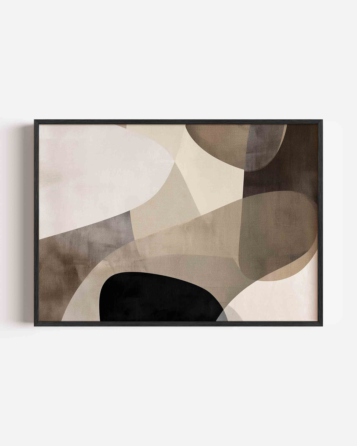 Abstracte vormen – abstracte landscape poster als wanddecoratie