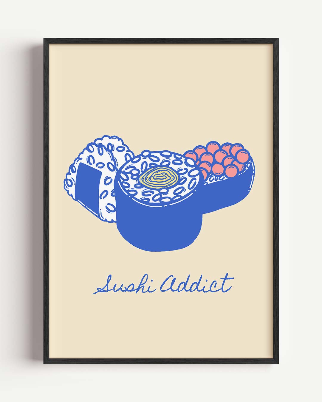 Sushi Addict – keuken portret poster als wanddecoratie