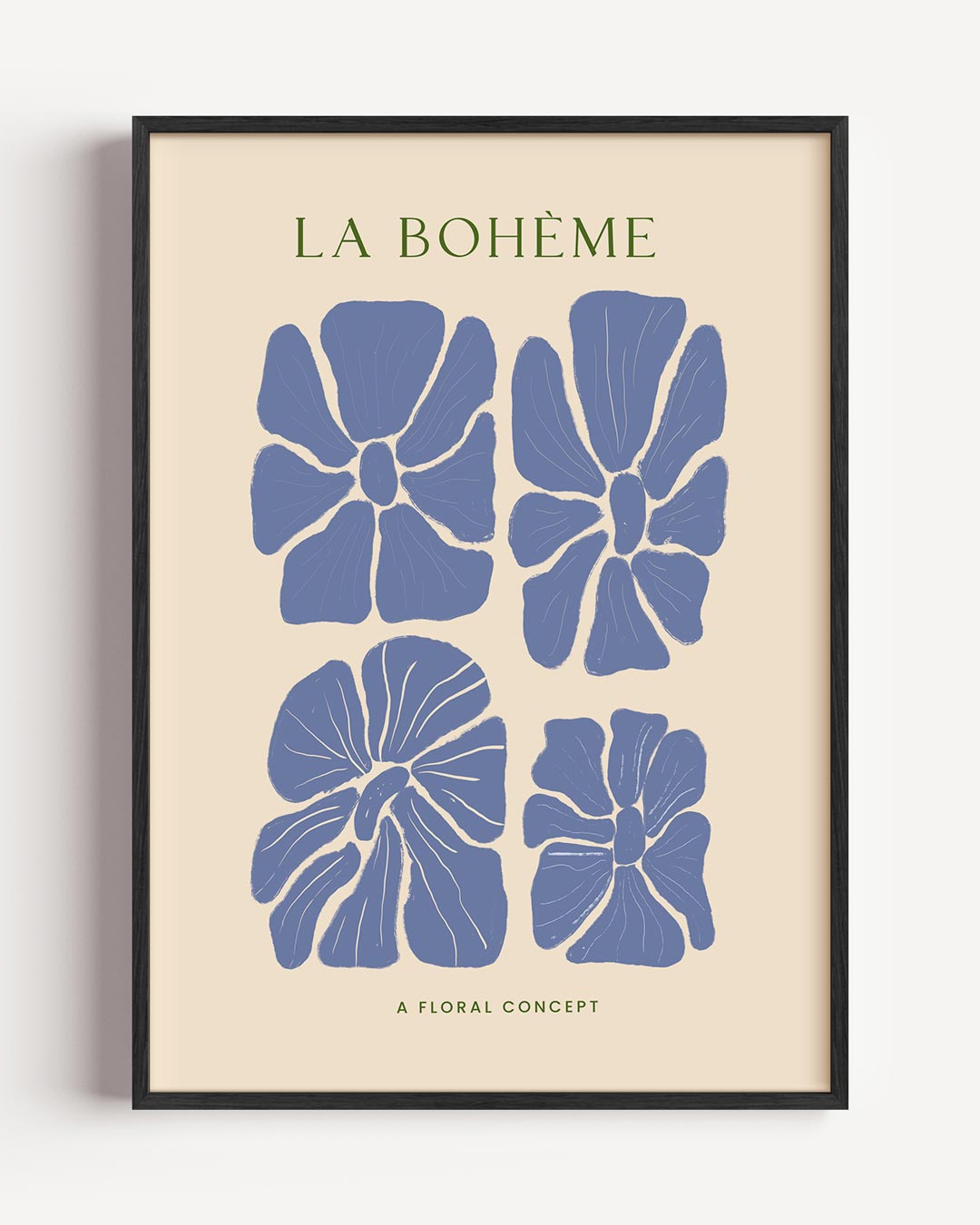 La Bohème Bloemenposter – bloemen portret poster als wanddecoratie
