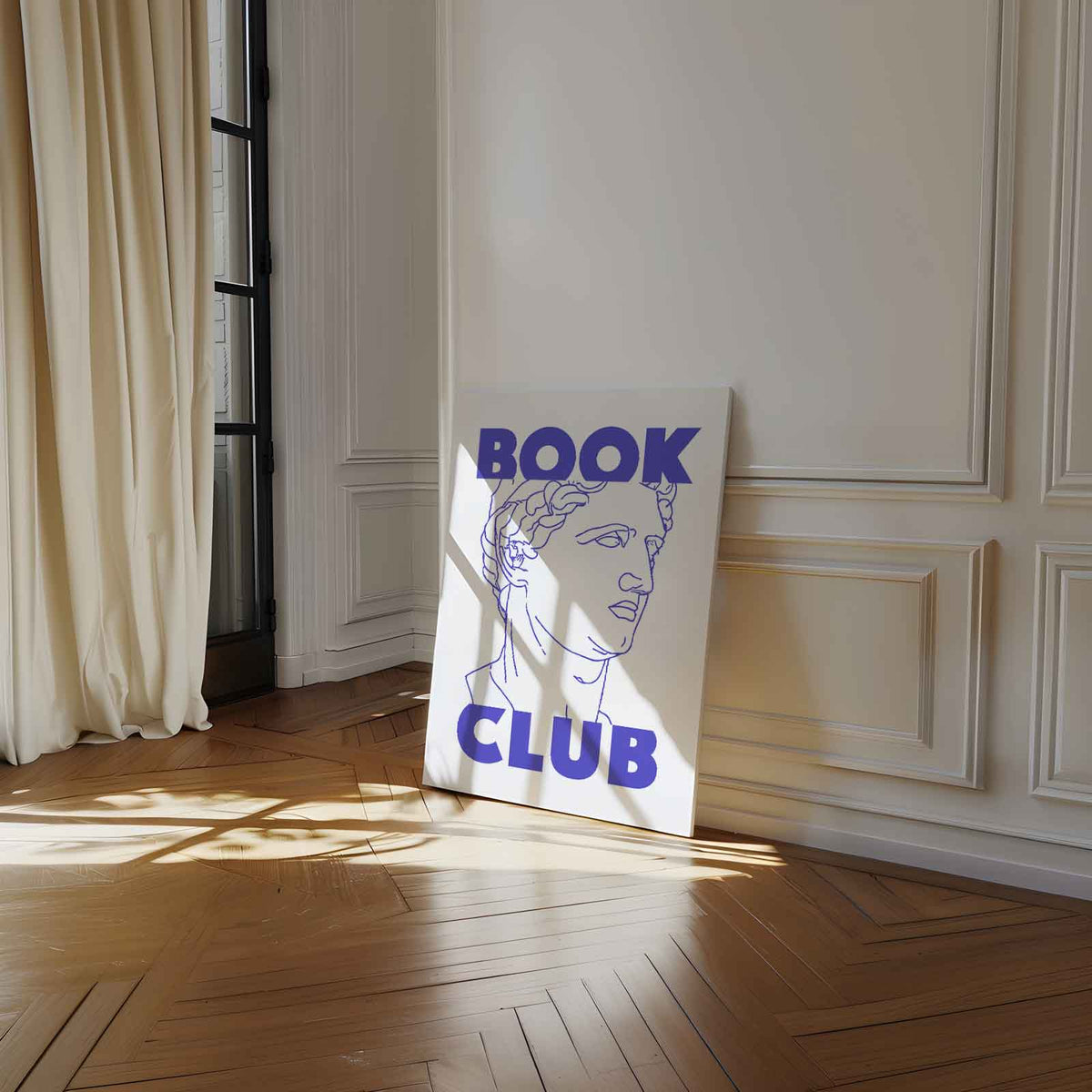 Boekclub Klassieke Buste – staand kunstwerk voor modern interieur