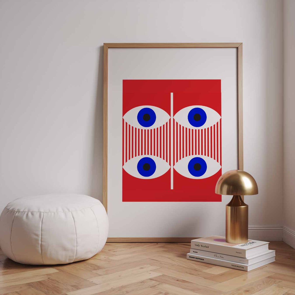 Oogverblindende Abstracte Kunstposter – dieren poster in staand formaat