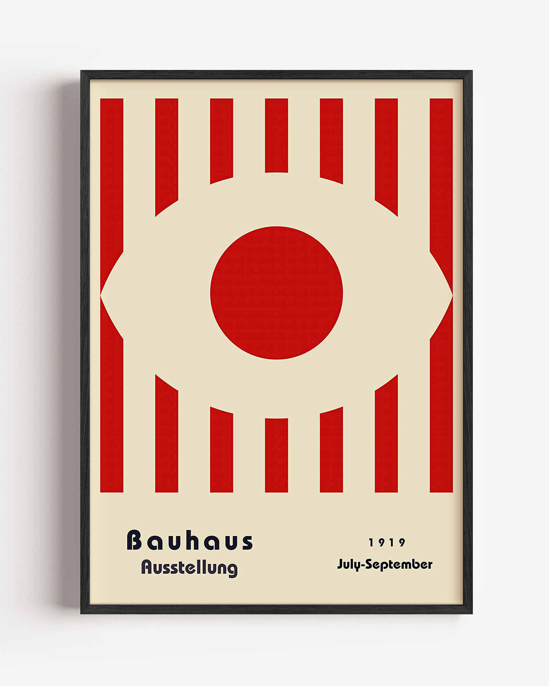 Abstracte – staande Bauhaus poster als wanddecoratie