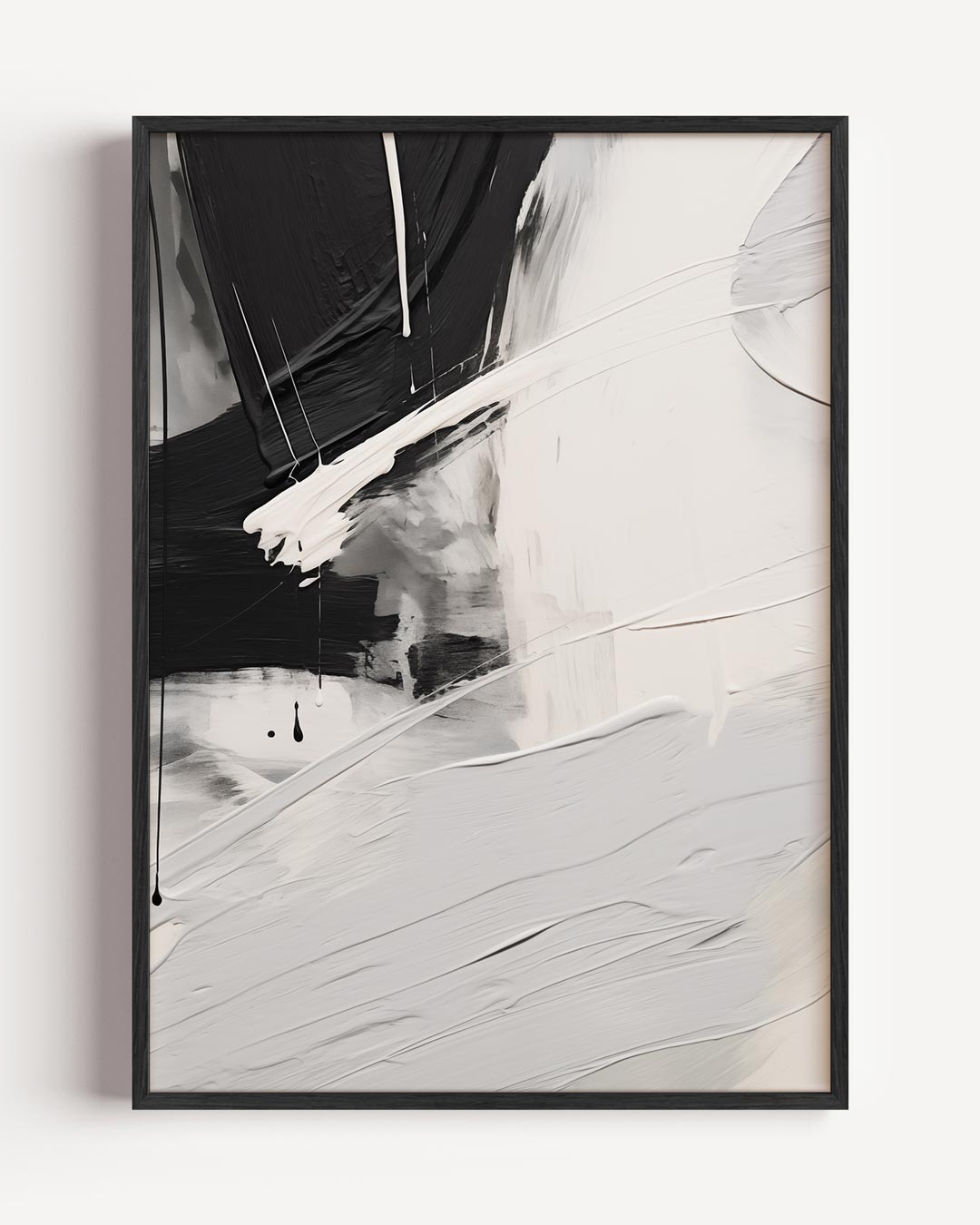 Moderne Abstracte Kunstposter – textuur portret poster als wanddecoratie
