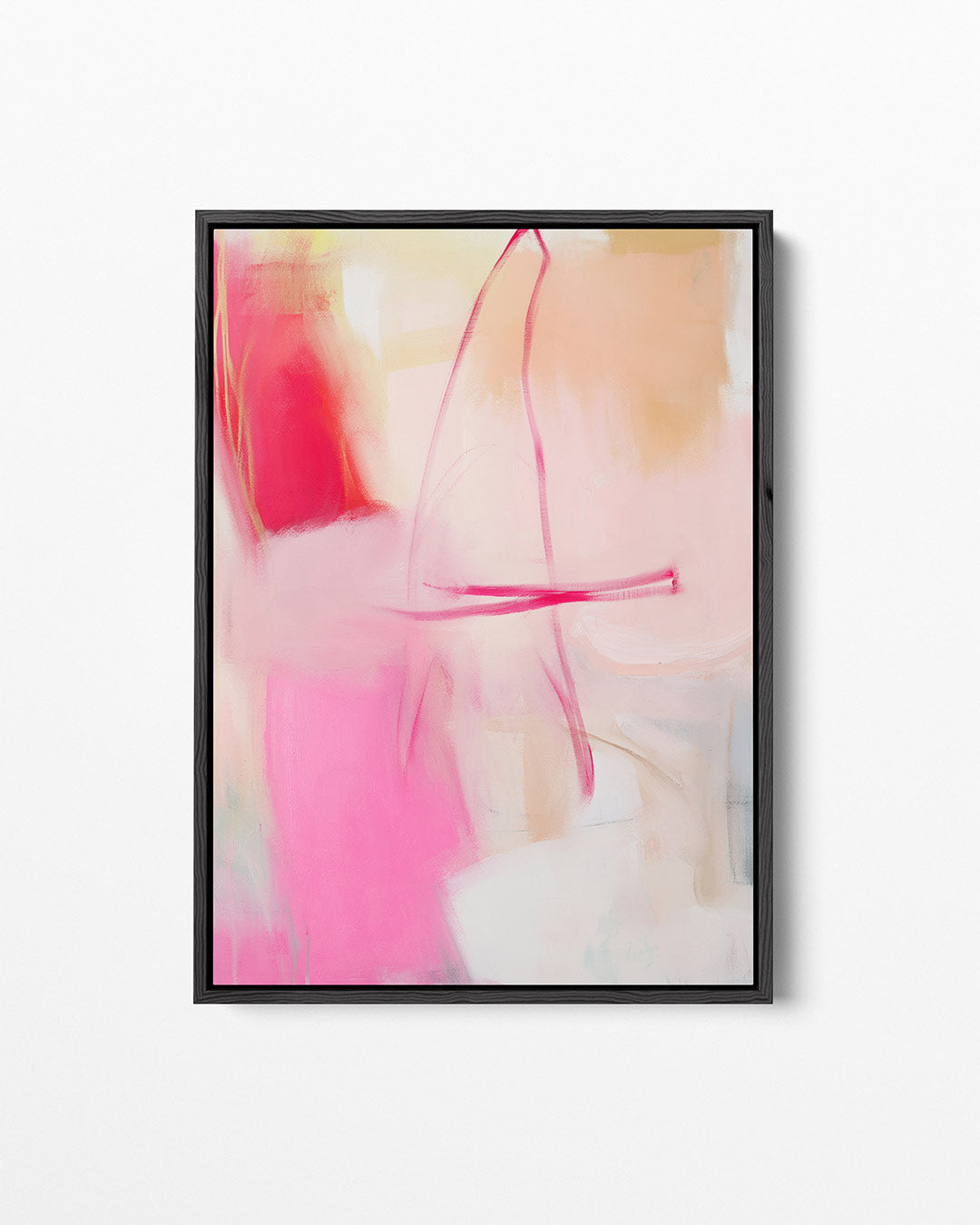 Vloeiende kleurencompositie – staand wanddecoratie kunstwerk