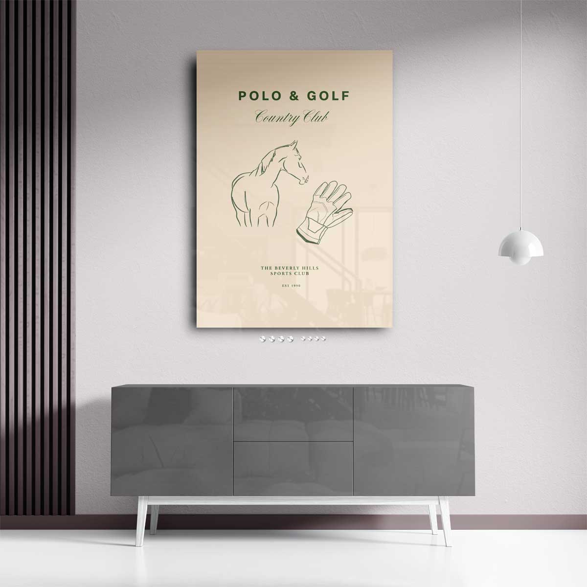 Elegant Paardenstad en Sportvormen – staand kunstwerk voor modern interieur