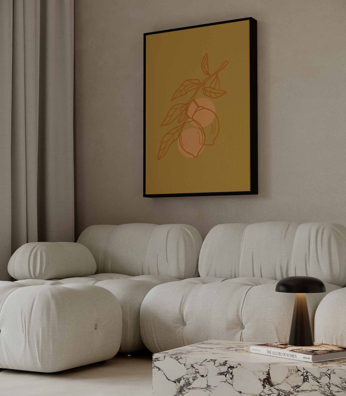 Fris Fruitigheid – canvas wanddecoratie in portret formaat