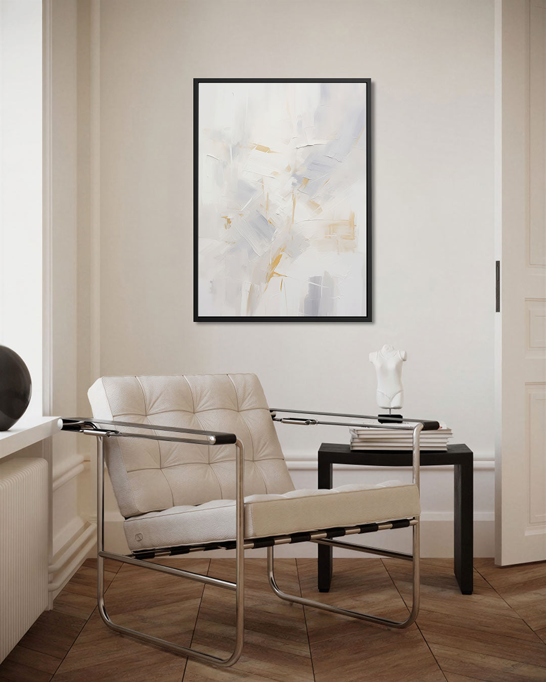 Lichte vegen compositie – staand wanddecoratie kunstwerk
