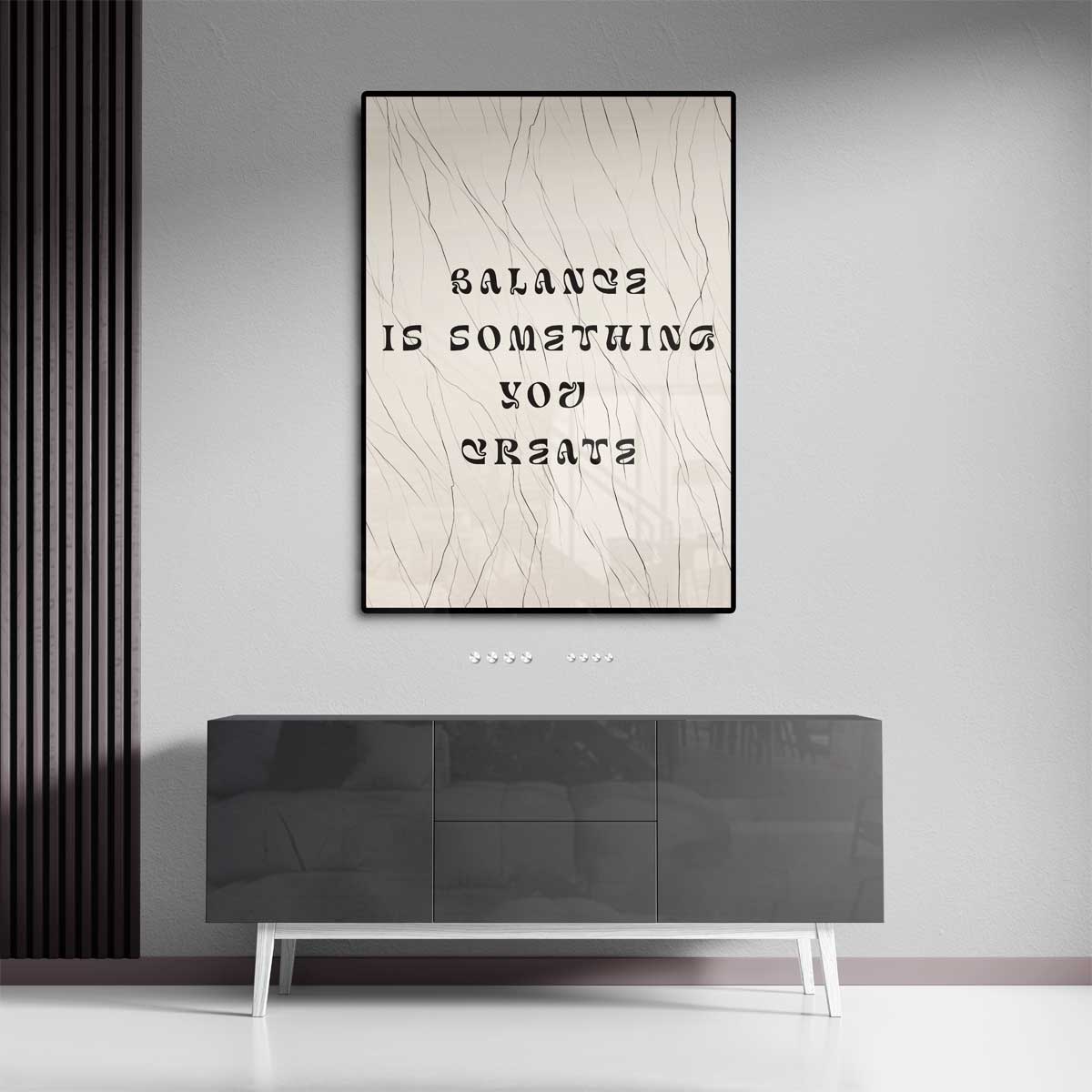 Balans Creëren – staand kunstwerk voor modern interieur