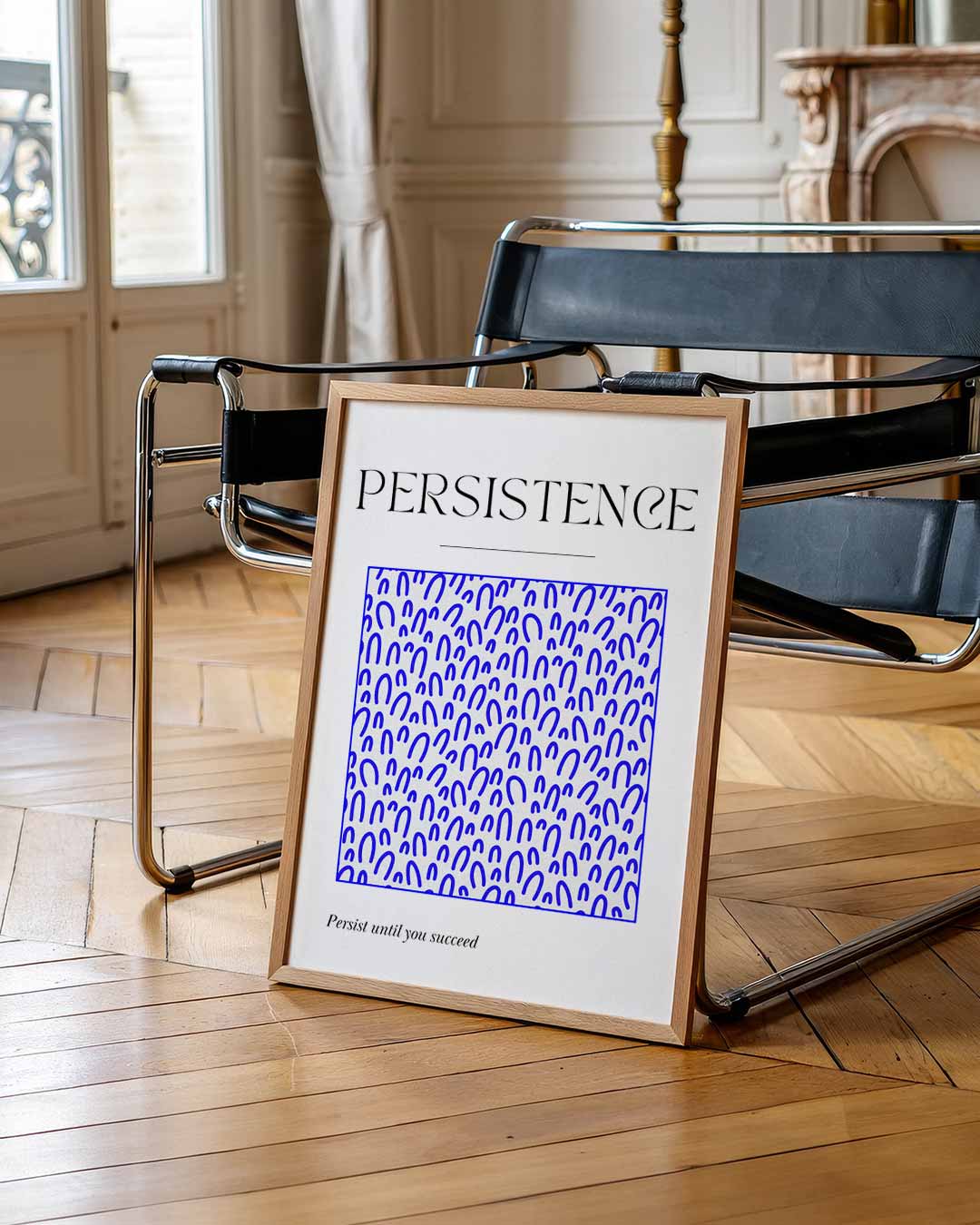 Inspirerende Volhardingsposter – quote poster als inspirerende wanddecoratie