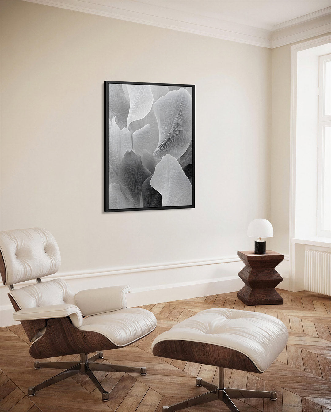 Organische lijnen – decoratief kunstwerk voor aan de muur