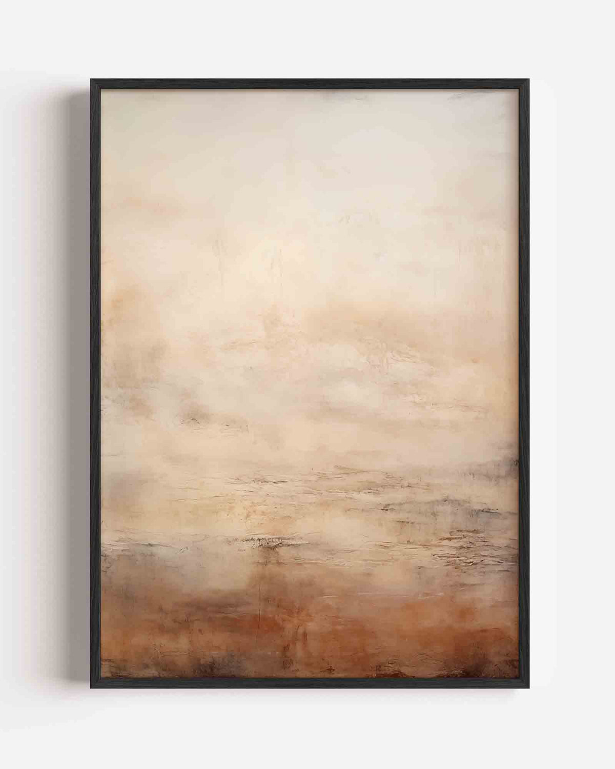 Beige en bruine textuur – natuur portret poster als wanddecoratie