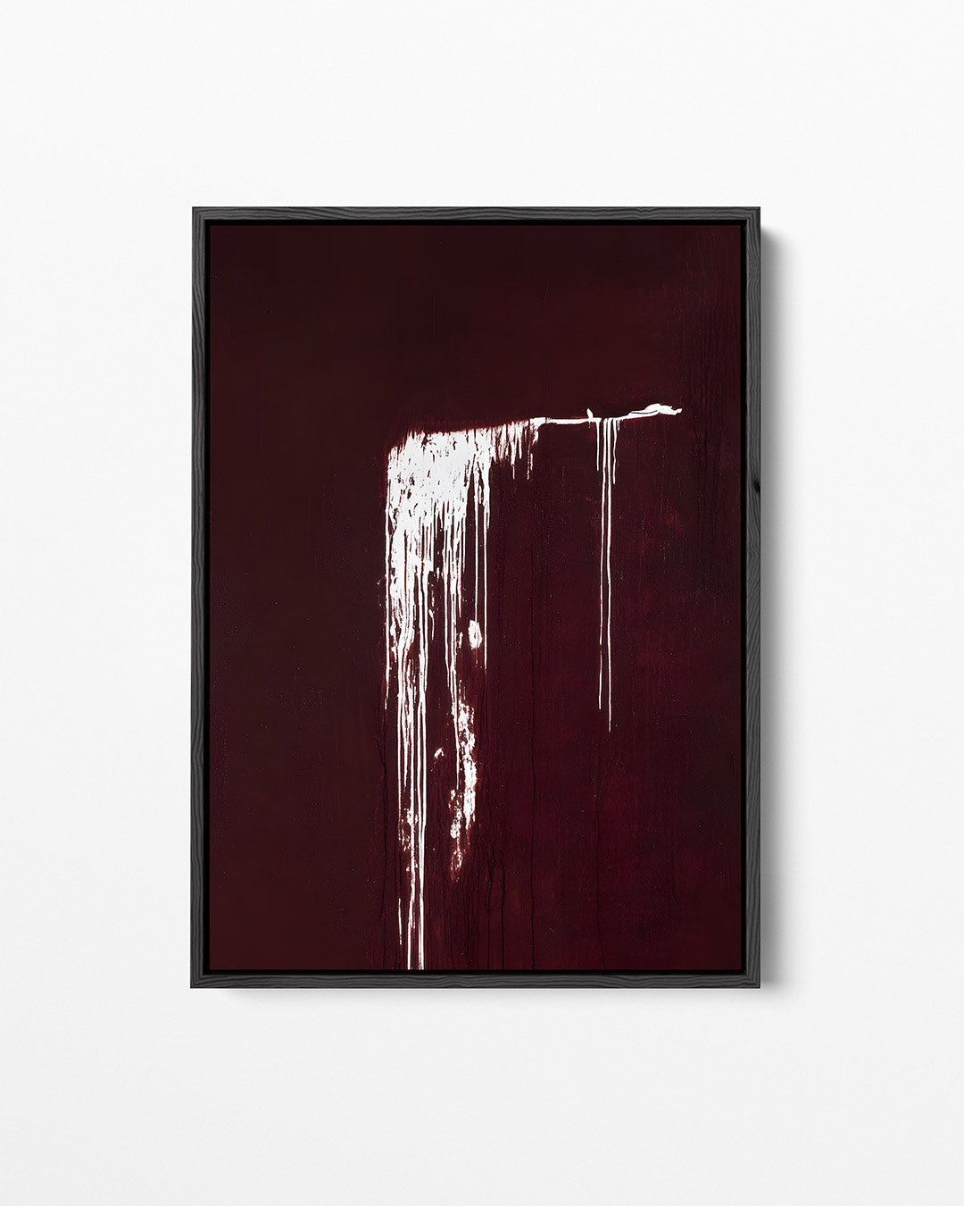 Druipend contrast – staand wanddecoratie kunstwerk