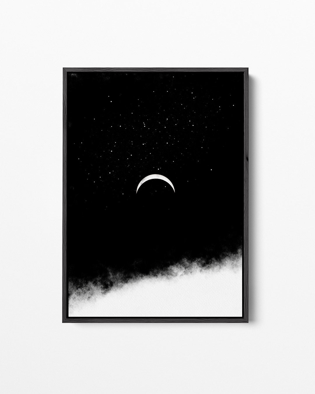 Maan en sterren – staand wanddecoratie kunstwerk