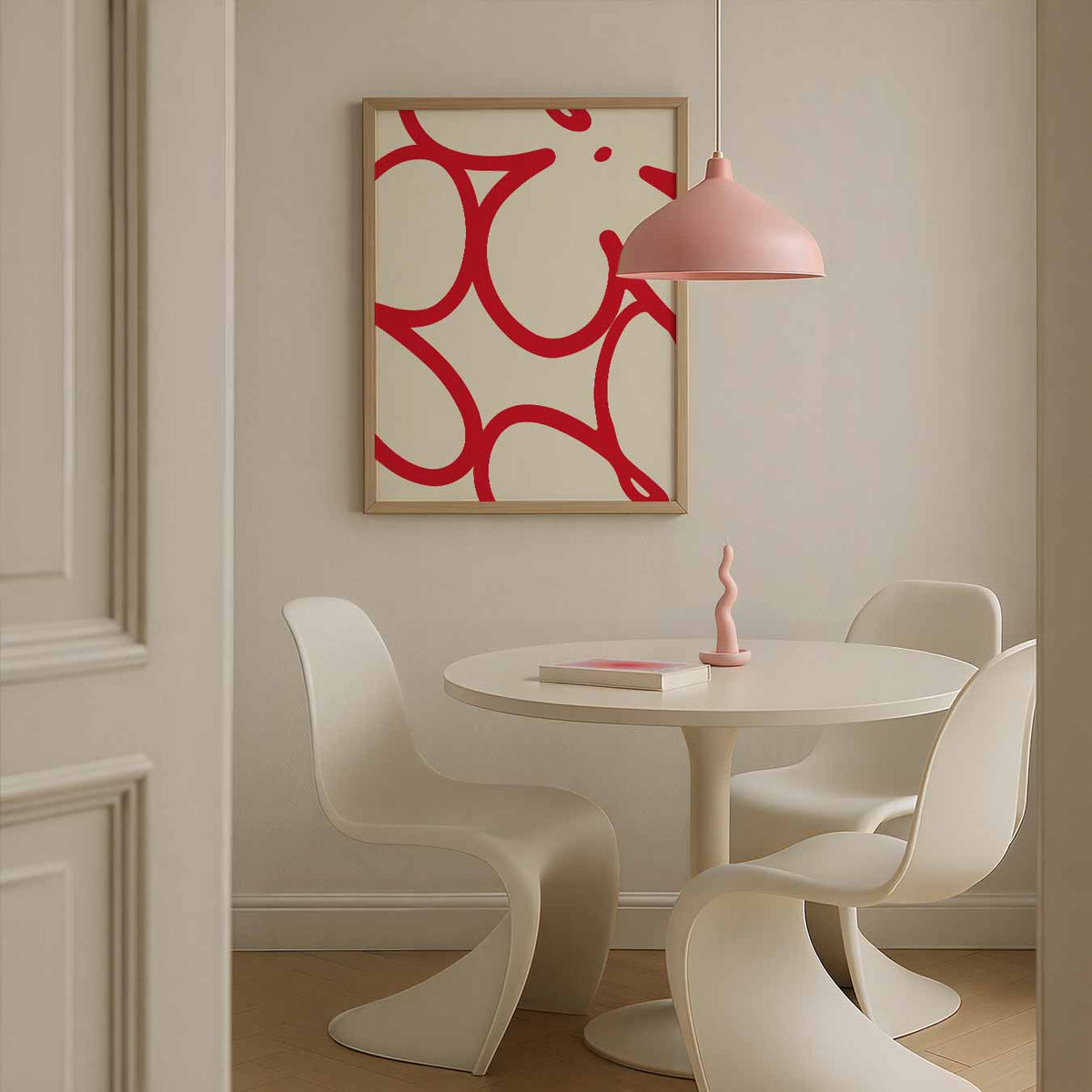 Abstracte Bloemenpracht – bloemen poster in staand formaat