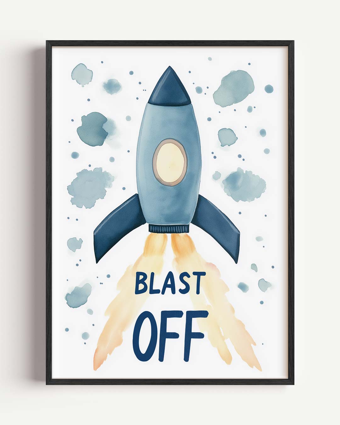 Ruimte Avontuur – kids portret poster als wanddecoratie