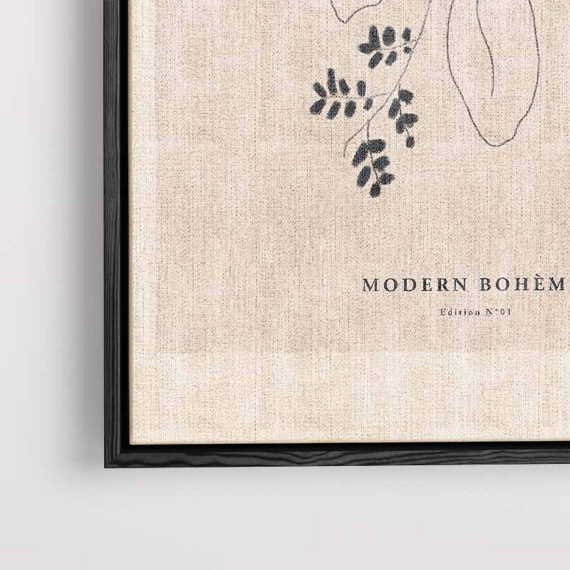 Flowers II Moderne Boho Print – plexiglas kunstwerk als wanddecoratie