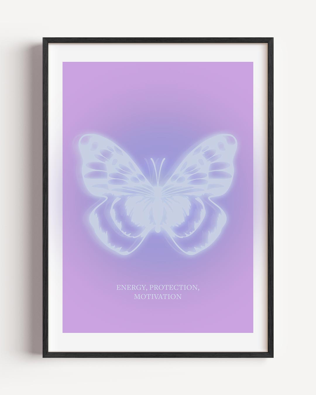 Dromerige Vlinder Inspiratieposter – moderne portret poster als wanddecoratie