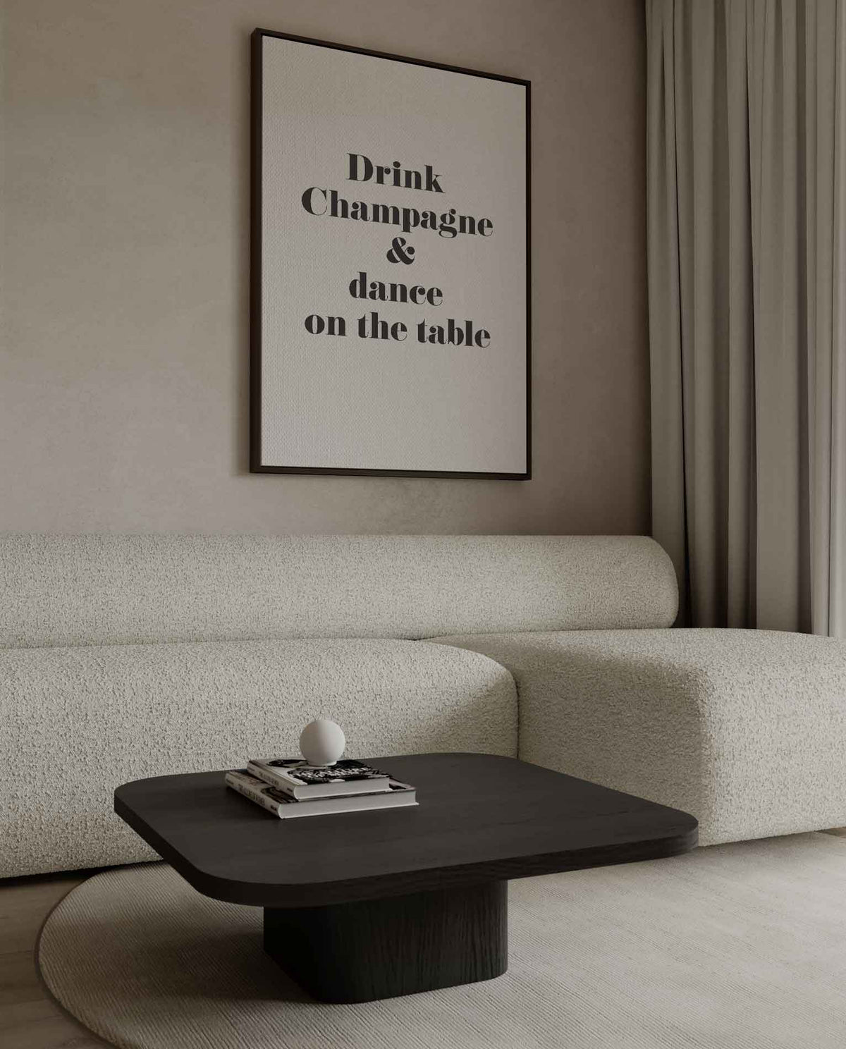Vier het Leven Poster – dibond wanddecoratie in staand formaat