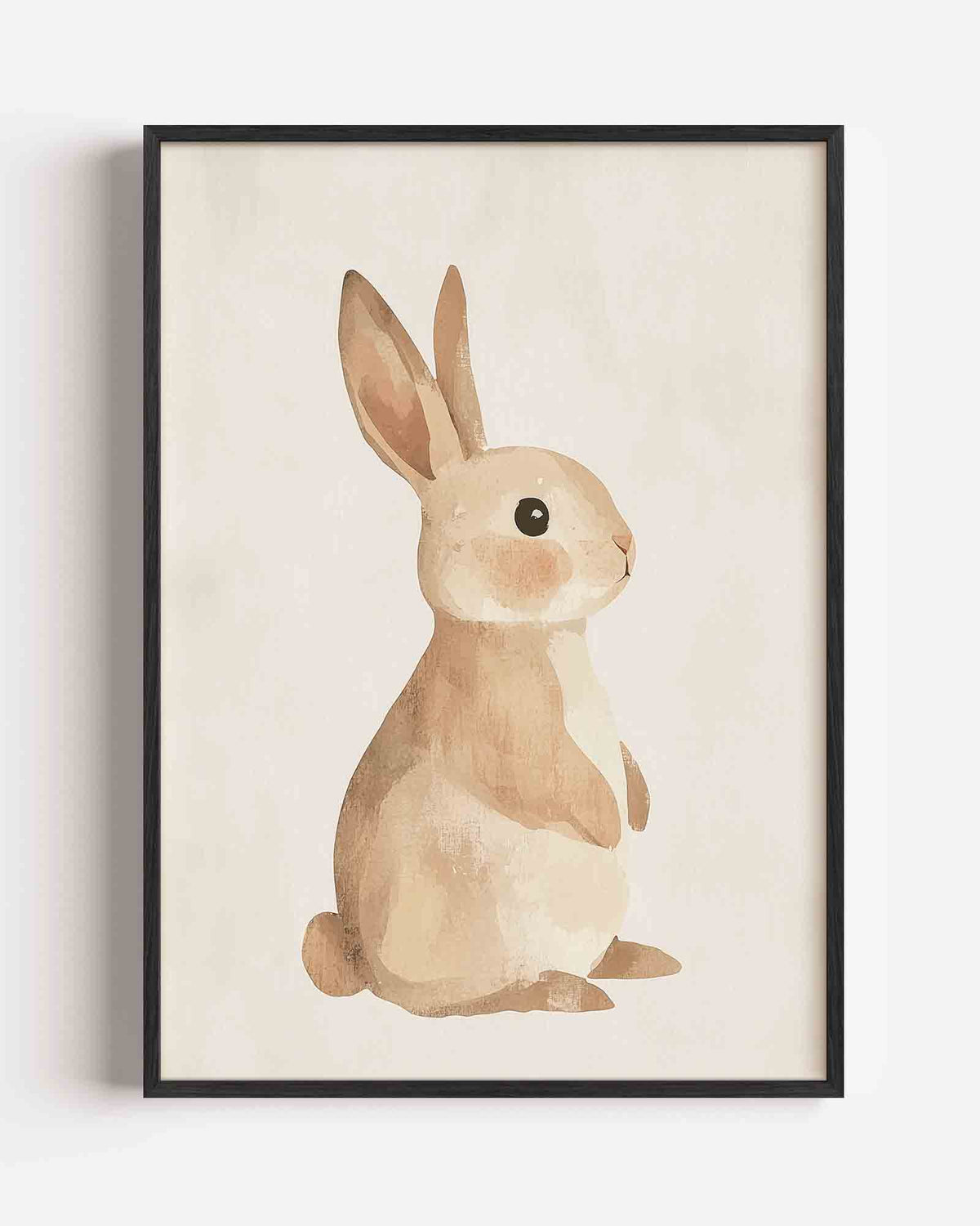 Konijn – kids portret poster als wanddecoratie