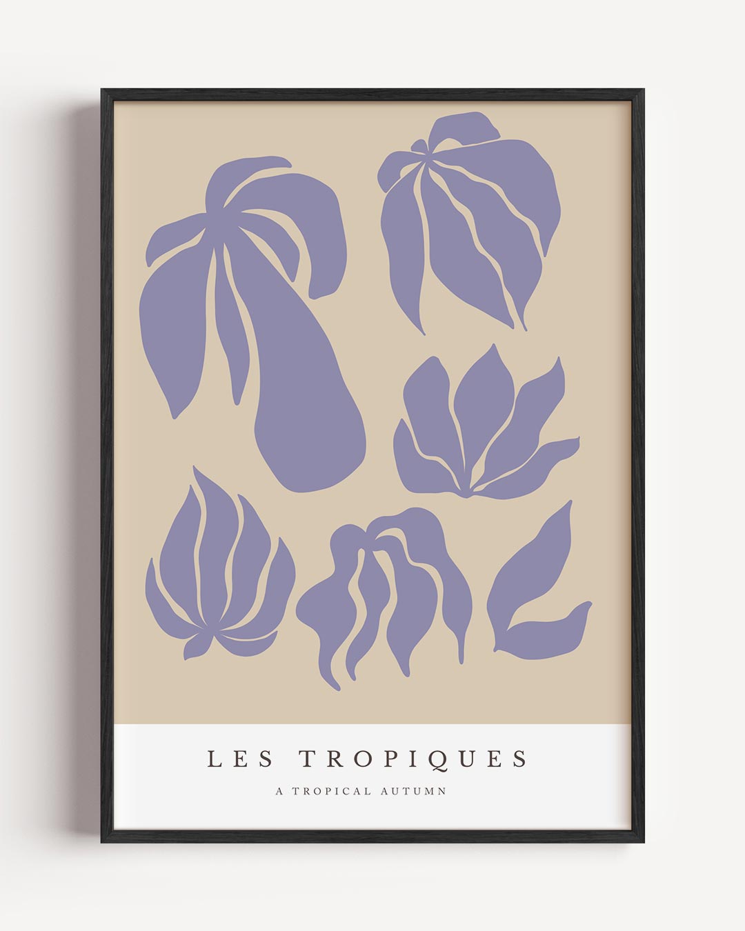 Tropische Herfstbladeren – boheme portret poster als wanddecoratie