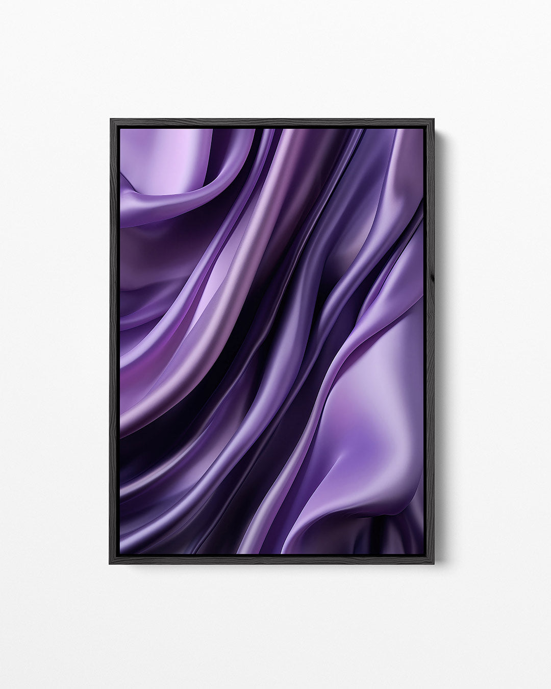 Golvende paarse vormen – staand wanddecoratie kunstwerk