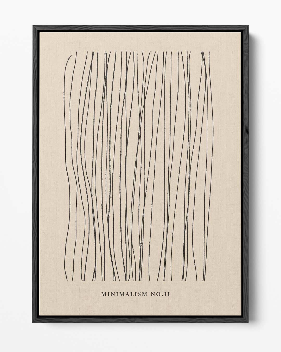 Minimalisme No. II Wanddecoratie – portret kunstwerk als wanddecoratie