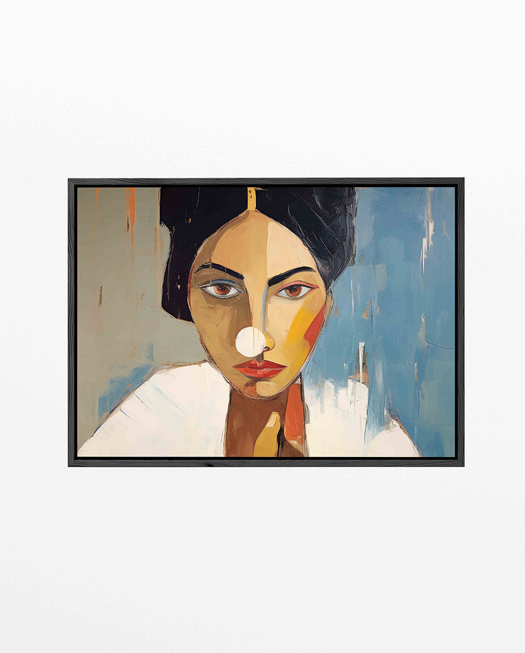 Portret compositie – liggend portret kunstwerk