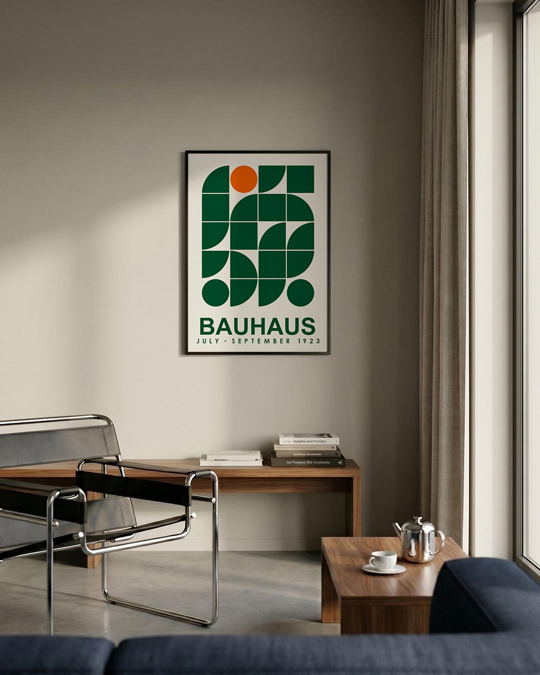 – geometrische poster in Bauhaus-stijl van WallArtistic