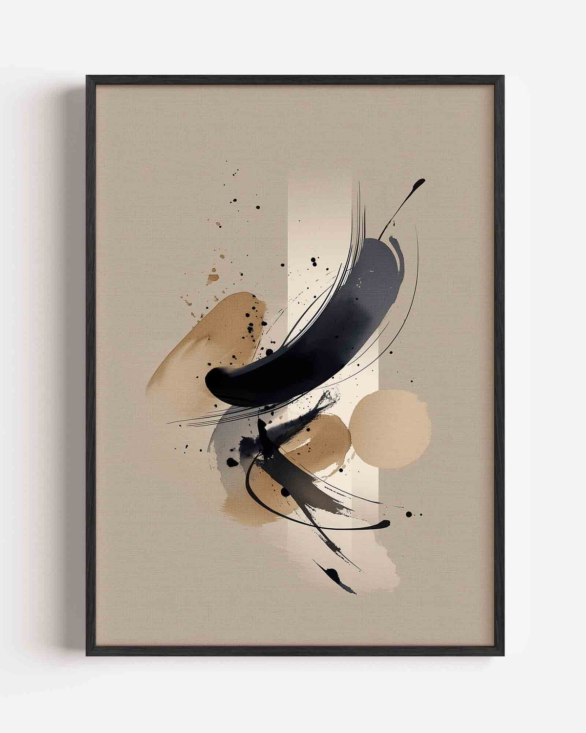Abstracte vormen – abstracte portret poster als wanddecoratie