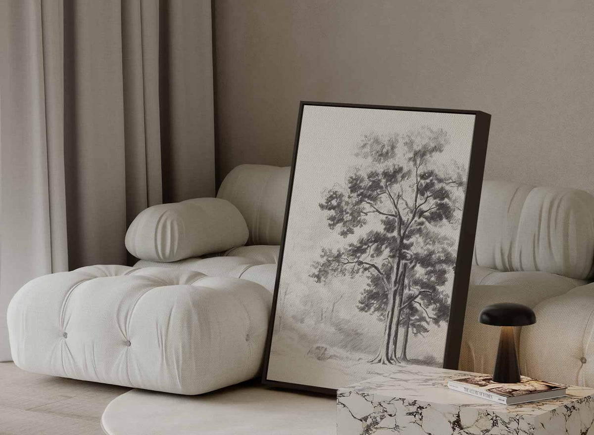Magische Bosmomenten – modern portret kunstwerk van WallArtistic