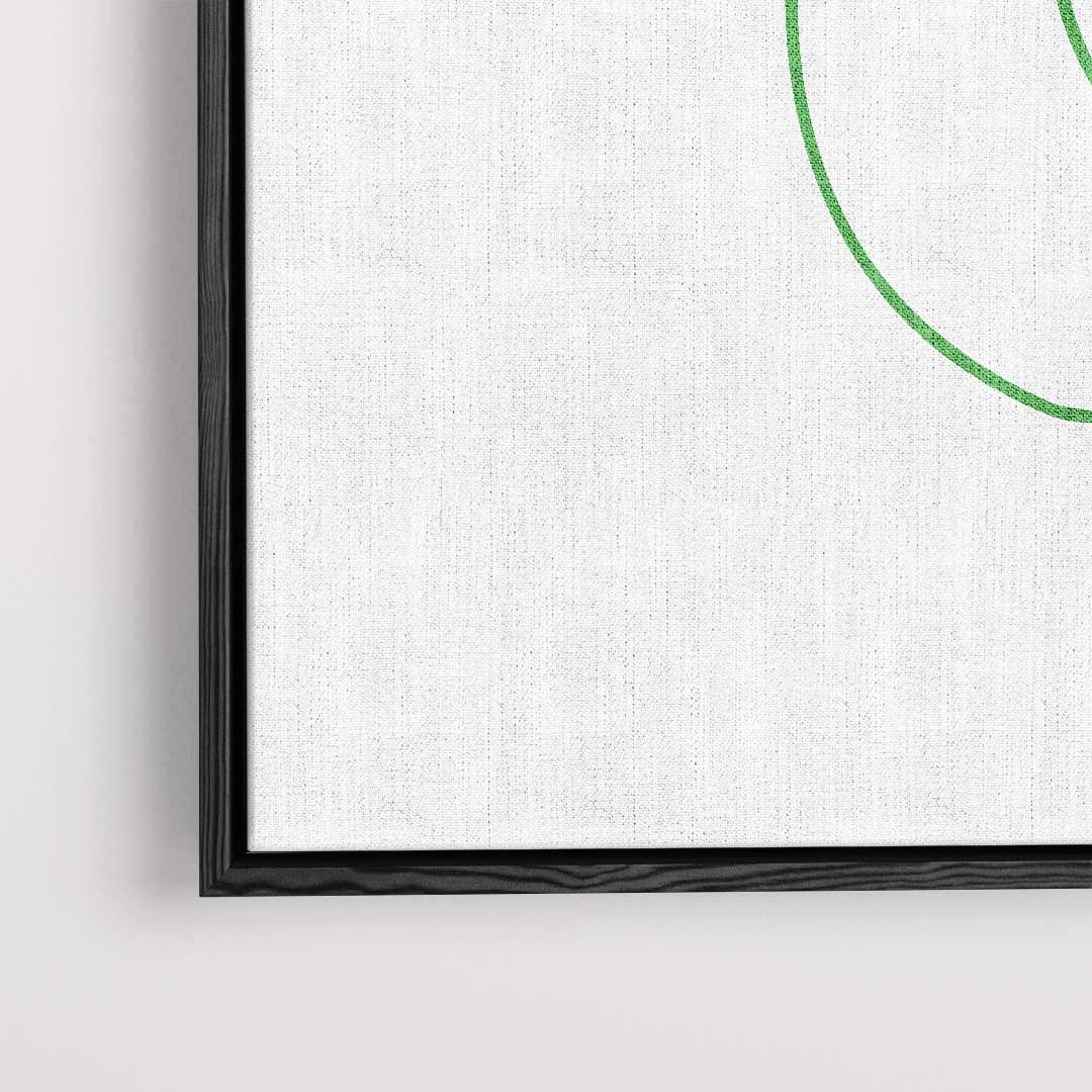 Vrolijke Bloem Illustratie – dibond kunstwerk als wanddecoratie