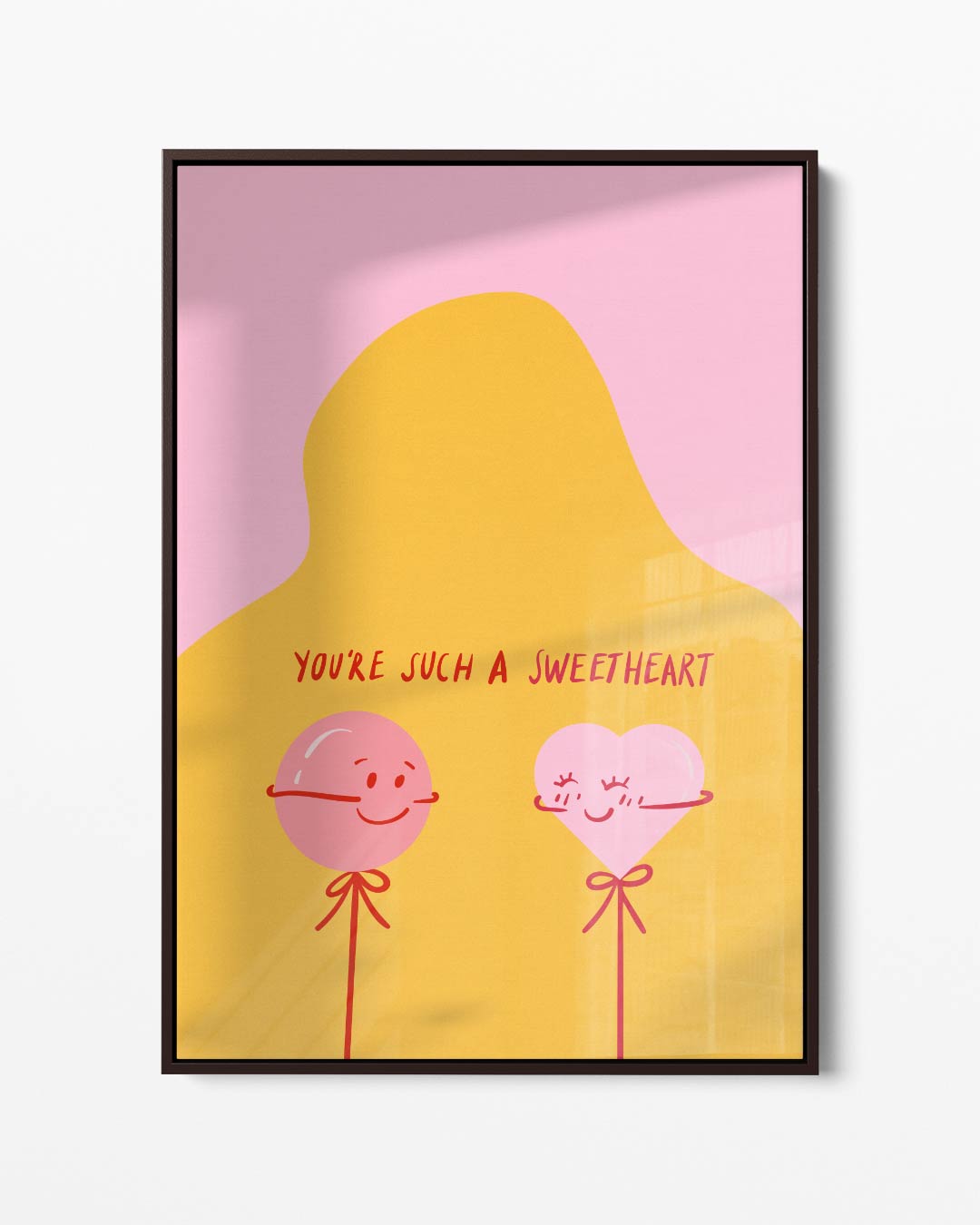 Lolly Vriendjes Kunstwerk – portret kunstwerk als wanddecoratie