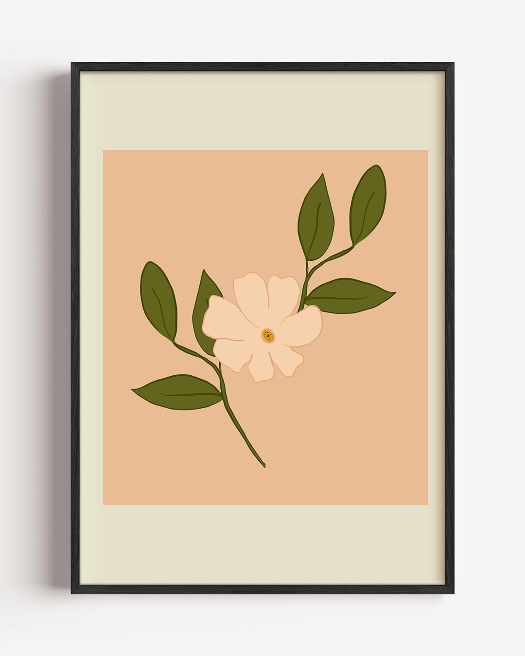 Bloemrijke Sereniteit – bloemen portret poster als wanddecoratie